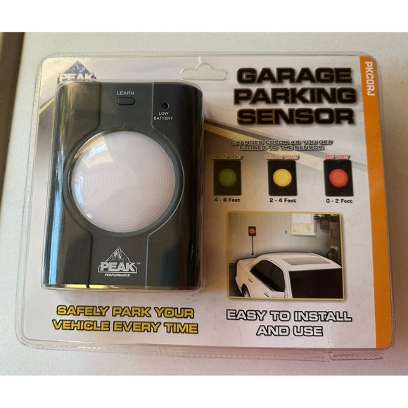 New Factory Sealed Peak Garage Parking Sensor PKCORJ kit with Sensor and Light - Picture 1 of 5